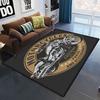 3D ретро мотоциклетный ковер, большой ковер для гостиной, спальни, украшение дивана, коврик для кухни, нескользящий напольный коврик, лагерь для пикника