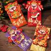 2-in-1 Door Handle Lucky Bag Traditional Red Packet Best Wishes Door Hanging Year of The Horse
