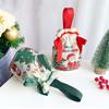 1PCS Christmas Cartoon Santa Claus Xmas Tree Handheld Canvas Bag Merry Christmas Decor Natal Navidad Happy New Year 2025