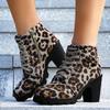 Fashion 2025 New High Heeled Women Boots Cross Straps Short Boots Comfortable Platform Boots Side Zipper Botas Femininas Plus Size 42