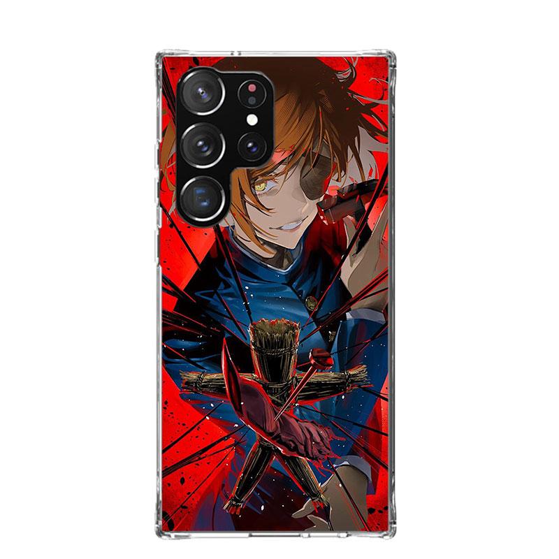 Kaisen J-Jujutsu Кугисаки Нобара Чехол для телефона Samsung Galaxy S25 Edge S24 S23 S22 S21 FE S20 Ultra S10 Plus + Арт Индивидуальный C