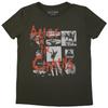 Alice In Chains 'Albums Montage' Green Women's T Shirt - NEW OFFICIAL