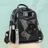 Women's Shoulder New Hot Diamond Backpack Fashionable Large Capacity Women's Universal Travel Backpack