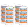 16 шт. Совместимо с лезвиями Gillette Fusion Replacement Blades Fusion Replacement Blades Shaving Manual Razor Replacement Blades Razor