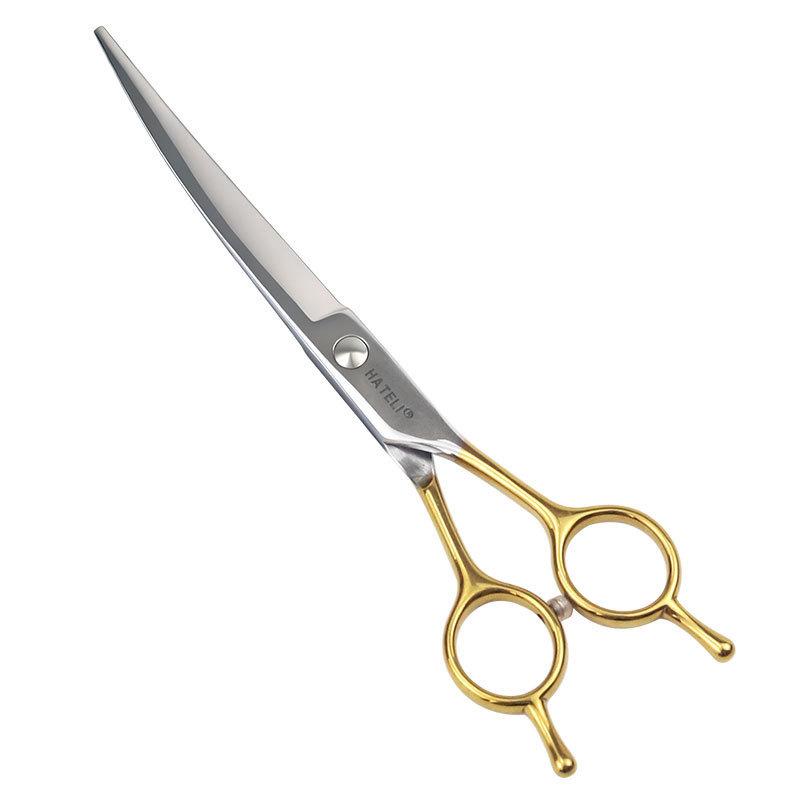 7.0 inch Professional Pet Grooming Scissors Fishbone Teeth Straight/Curved Thinning Scissor for Dogs Pet Groomer Tools Products
