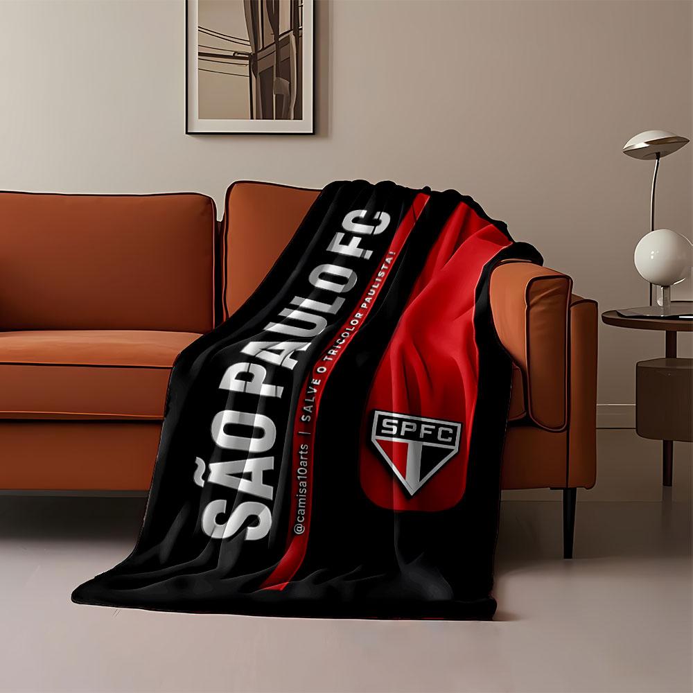São Paulo FC Graphic Blanket print blanket soft and cozy perfect for the living room bed sofa or a nap,gift