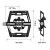 Funn Mamba Clipless Pedal Spring Двустороннее крепление SPD Подходит для горных велосипедов Набор, Механизм, Шип, Совместимость, Педаль, (MTB) (оранжевый)