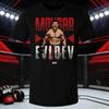 Летняя футболка UFC 2026 с графическим принтом Мовсара Евлоева Женская спортивная хлопковая с коротким рукавом Свободная повседневная футболка для фитнеса Унисекс