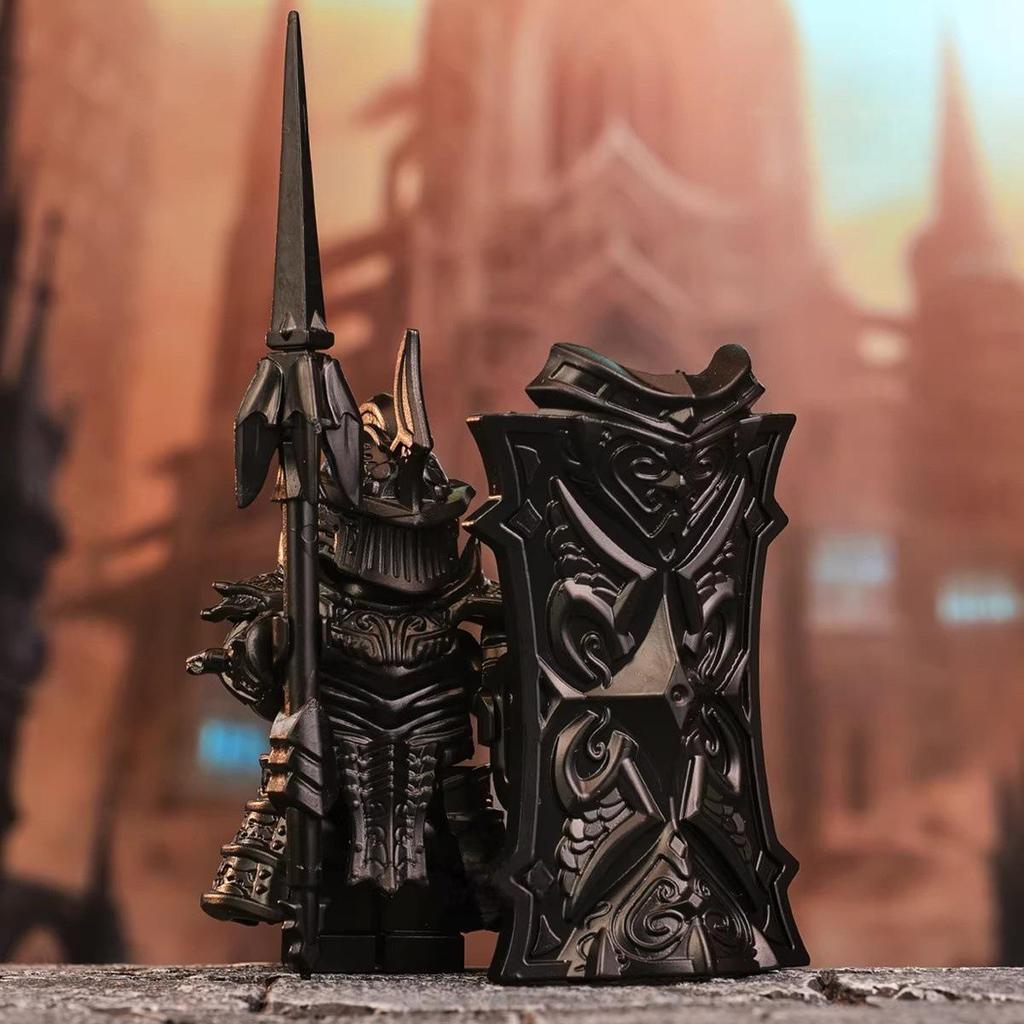 Demon's Souls High Tower Knight Soldier Armor Building Block Figure Assembly Toy