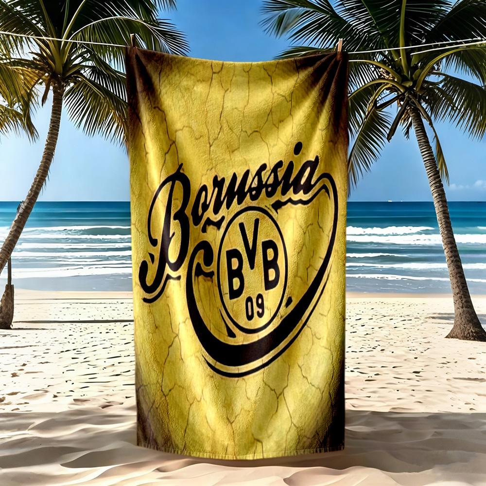 Borussia Dortmund Beach Towel Soft Durable Quickdry Comfortable Lightweight Portable For Swimmingbeachcamping Travel Beach Accessoriesgym