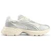 Puma Velophasis Fabric Synthetic Leather Comfortable Low-Top Dad Shoes Unisex Sneakers Silver 399127-01