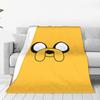 Jake the Dog Adventures Time Blanket Cartoon Anime Plush Awesome Soft Throw Blanket for Bedding Lounge Autumn/Winter