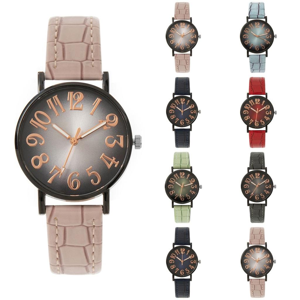 Женские модные кожаные часы