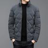 Двухслойный мужской пуховик, зимняя утолщенная модная повседневная куртка, трендовое качество, мужской топ-стойка с воротником-стойкой, изоляцией