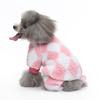New Four-legged Pet Clothes Autumn and Winter Clothing Home Dog Clothes Flannel Pajamas Pet One-piece Pajamas Home