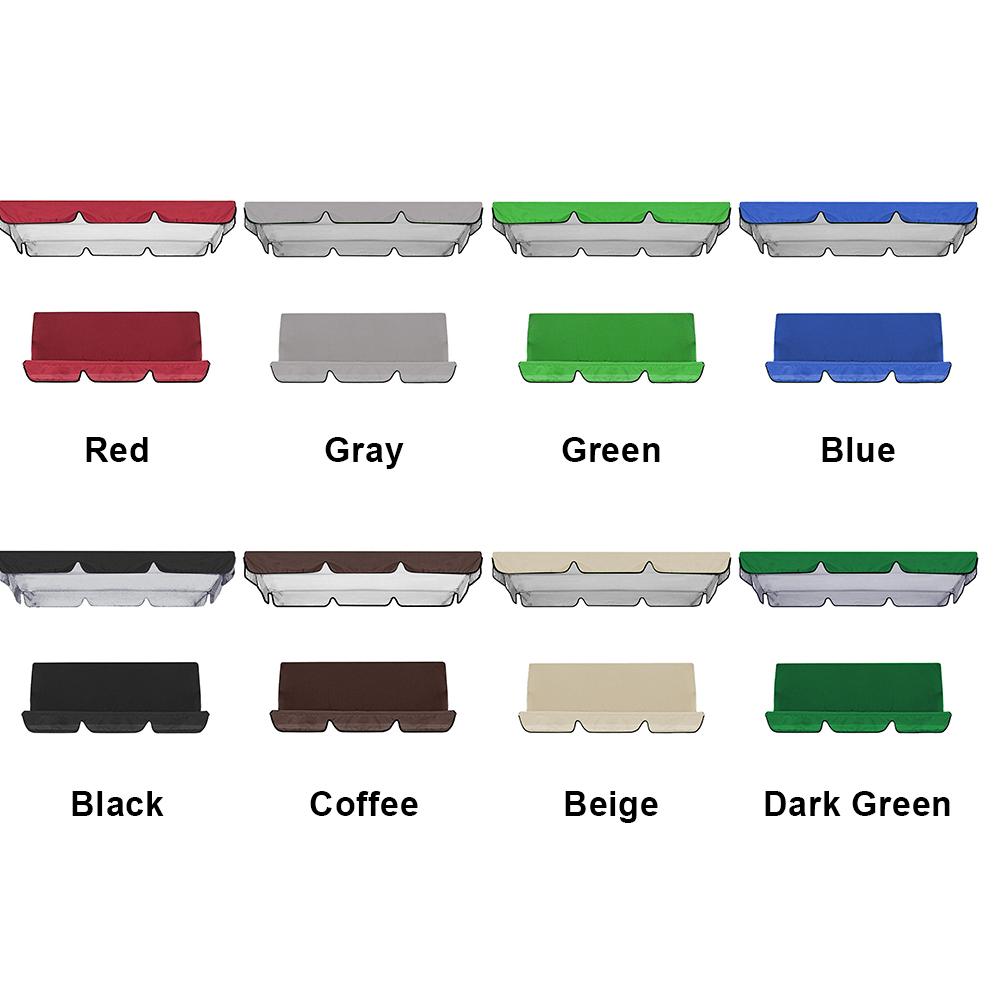 Сменный навес для садовых качелей, водонепроницаемая верхняя крышка для качелей, навес для крыльца, качели для патио, садовые качели на открытом воздухе