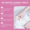 Jaysuing Bio-Enzyme Exploding Salt Cleaning Tablets 20pcs Laundry Tablets Clothing Cleaning, Stain Removal, Quick-Dissolving Cleaning Tablets
