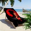 Passionate Embrace: Love's Intensity beach towel soft Portable for travel quick-drying swim towel seaside swim beach towel Travel and vacation towels