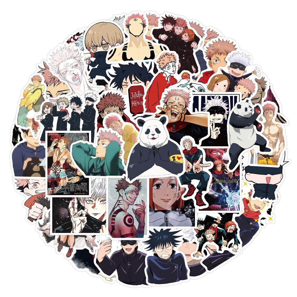 50-200 Мультяшные Гибридные Аниме Граффити Наклейки Украсьте Блокнот Чемодан DIY Водонепроницаемые Наклейки