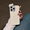 Милый 3D Чехол для телефона из силикона с рисунком кота и личи для iPhone 15 16 11 12 13 14 Pro Max X XS XR 7 8 16 Plus Металлическая крышка с фоторамкой