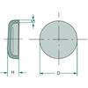 Engine block plug 25.7mm JOHN DEERE N102039