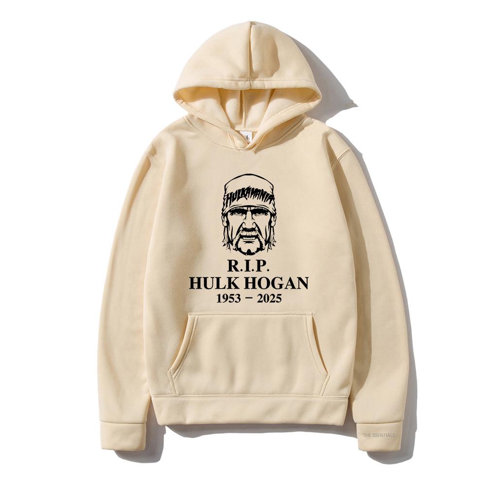 RIP Hulk Hogan Hoodie 2025 Classic Men/women Hoodies Harajuku Winter Clothes for Lover Days Gifts Pullover Sweatshirt Vintage