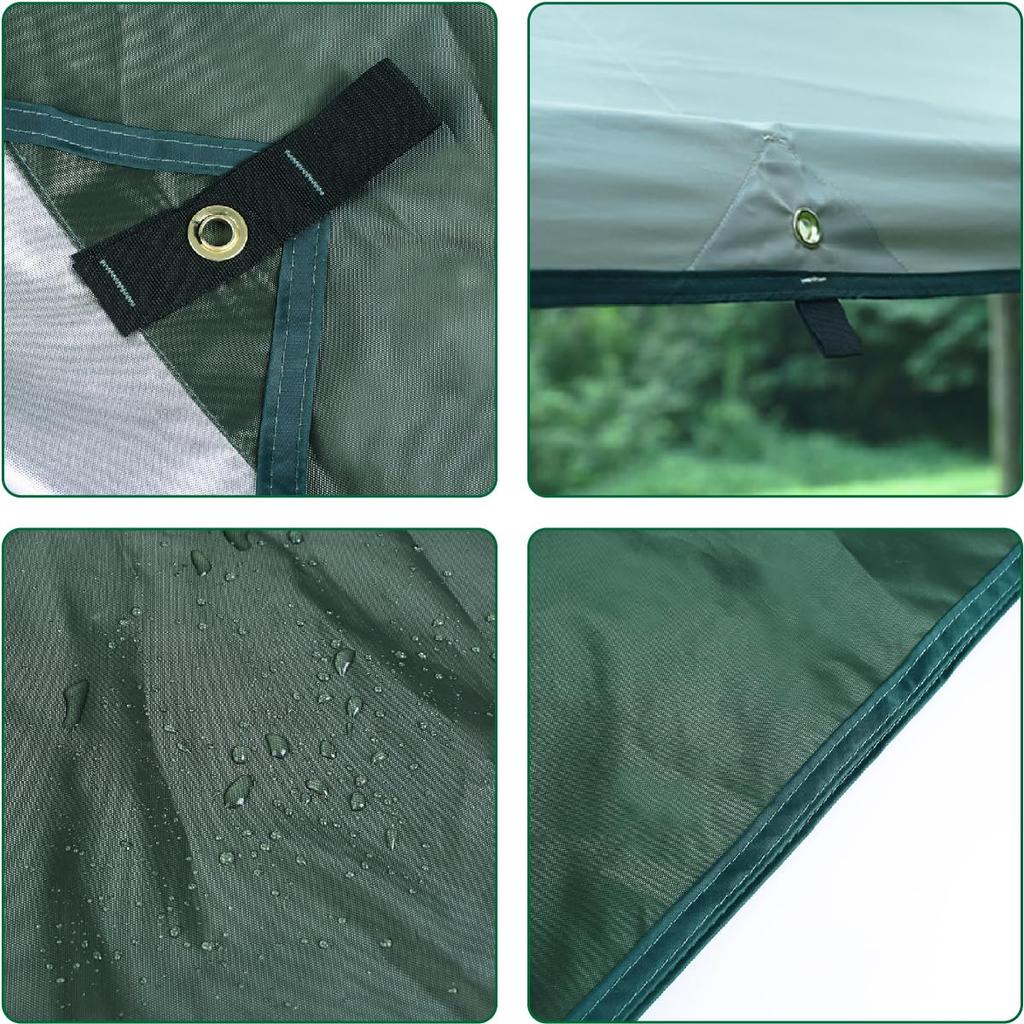 JEELAD Водонепроницаемый тент-палатка, кемпинговый тент, тент-палатка, тент-навес от солнца, легкий затемняющий навес, для кемпинга на открытом воздухе