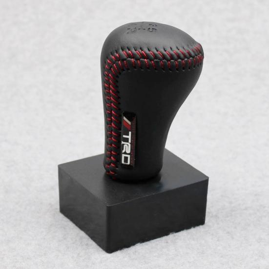 5-скоростной автомобильный кожаный универсальный рычаг переключения передач из искусственной кожи