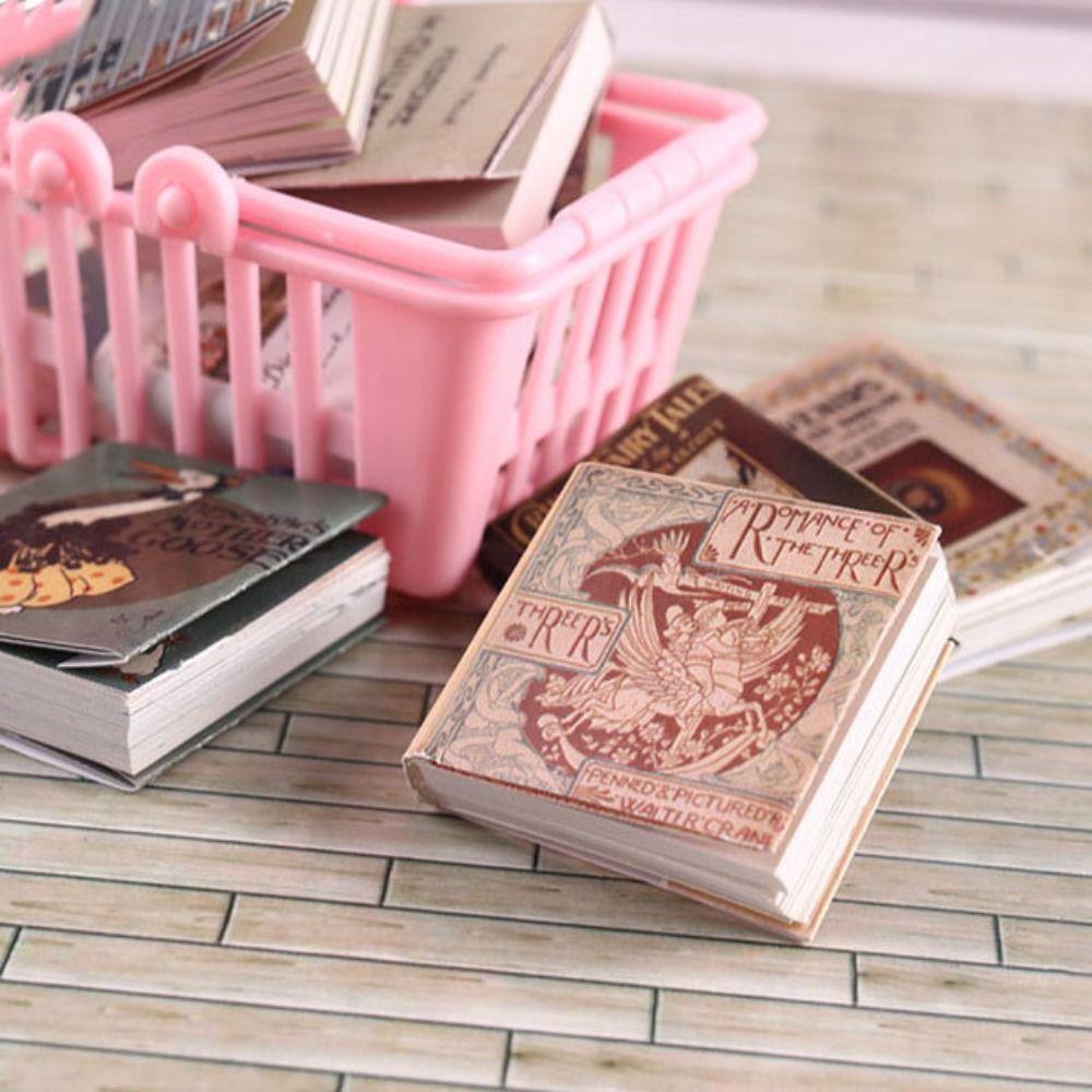 Can Be Opened Miniature Book Model Multicolor Mini Books Toys Dollhouse Book