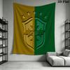 Brazilian Football Wall Tapestry Aesthetic Wall Hanging Printed Fabric Blanket Decorative Tapestries for Bedroom Living Room Home Decor