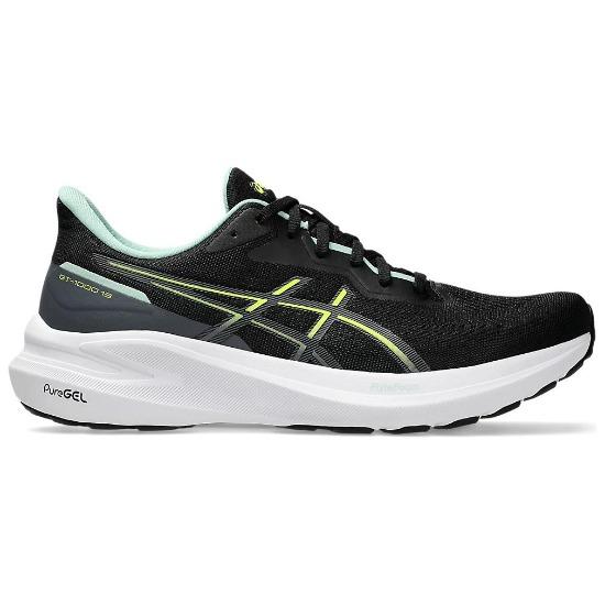 Asics GT-1000 13 Черные Защитные Желтые Мужские Кроссовки 1011B858-002