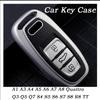 Модный ТПУ Чехол для ключа автомобиля для  A1 A3 A4 A5 A6 A7 A8 Quattro Q3 Q5 Q7 S4 S5 S6 S7 S8 R8 TT Аксессуары для защиты корпуса ключа