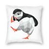 Shubie Dancing Puffin Pillowcase Polyester Linen Velvet Printed Zip Decorative Pillow Case Sofa Seater Cushion Wholesale x