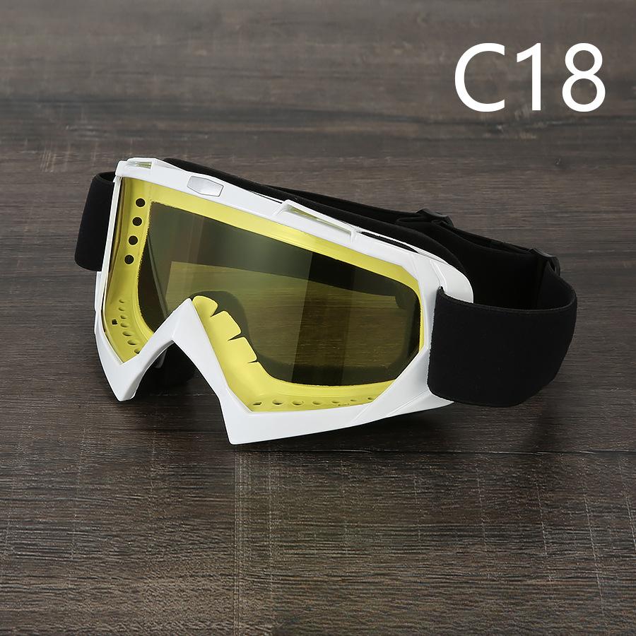 Очки для верховой езды Очки для езды по пересеченной местности Мотоциклетные очки Лыжные очки для защиты от ветра и песка