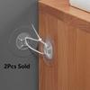 2x Adhesive Punch- Anti-Tip Furniture Wall Anchor for Child Adjustable Straps Latches Kit