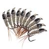 10pcs Size 12 Grey Black Hare's Ear Nymph Fly Trout Fishing Classic Fly Bait