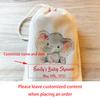 Custom Elephant Favor Bag Baby Elephant Theme Baby Shower Girl or Boy Thank You Kindergarten NewBorn Birthday Party Decor
