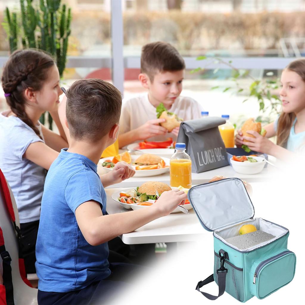 Voocye Ланч-бокс из нержавеющей стали для охлаждения льдом, катастрофа, походный рюкзак для улицы, долговечный, мощный, двойная быстрая заморозка, пакет ниже нуля, многоразовый,