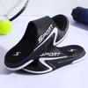 Male Slipper Pvc Beach Men's Shoe Casual Low Price Clappers 2024 Trend Comfortable Slides With Korean Style Adult Fun Eva Style