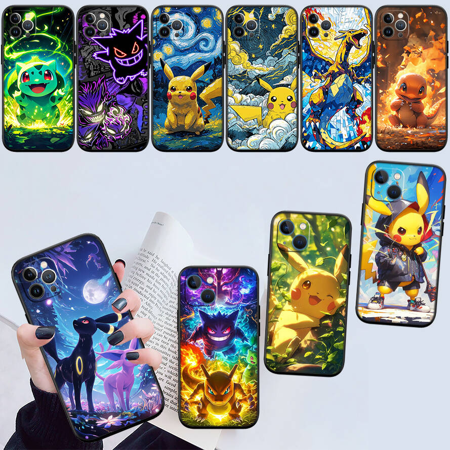 Мультяшный чехол для телефона Pokemon для Motorola Edge 60 60s 70 G86 G56 G54 E14 G04S G45 G54 G64 X30 X40 X50 S30 S50 Pro Power Tylus