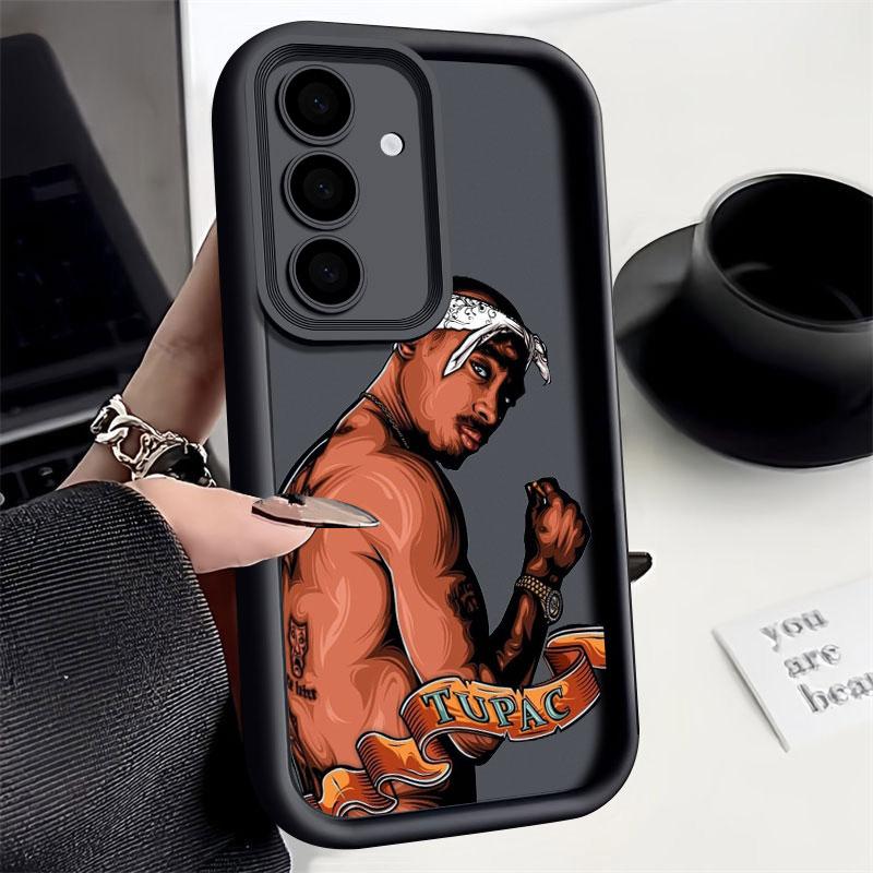 2PAC Tupac Rapper Phone Case For Samsung S26 S25 S24 S23 S21 S20 Ultra For Galaxy S25 S24 FE S26 Plus Funda Soft Silicone Cover
