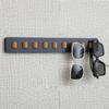 Wood Sunglasses Organizer Self-adhesive Glasses Hanger Eyeglass Storage Shelf  Bathroom