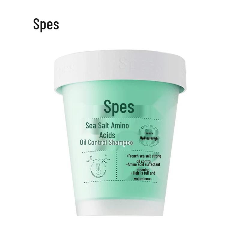 Spes Очищающий шампунь-скраб для кожи головы с морской солью