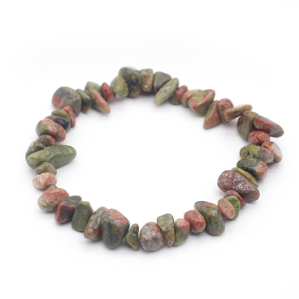 1 шт., браслет из натурального камня, нерегулярный кристалл, аметист, агат, флюорит, синяя бирюза, опал, браслеты для женщин и мужчин, ювелирные изделия 19 см