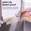 Stainless Steel Faucet Extender Anti-splash Tap Adjustable Booster Faucet Shower Diffuser 360° Rotatable Nozzle Kitchen Gadgets