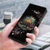 A55 A16 Кошелек Чехол для Samsung Galaxy A16 A55 A35 A25 A15 A51 A71 A31 A41 Чехол 3D Цветок Расписная Кожаная Карта Слот Чехол для Телефона
