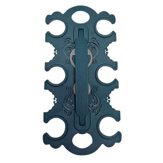 Beer Stand Beverage Carrier Holder for 6 Bottles Portable Bar KTV Beer Rack Multi-purposeCup Holder for BBQ Parties