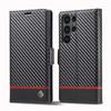 Case for Samsung Galaxy S10,S20,S21,S22,S23,A32,A12,M32,A52S...Carbon Fiber PU Splicing Flip Stand Wallet Phone Case