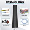 3 PCs Drop Over Cable Cover Ramp, 2,000 lbs/axle Load Capacity, Heavy Duty Cable Hose Protector Ramp, Floor Cord Cover for High Walking Traffic Areas
