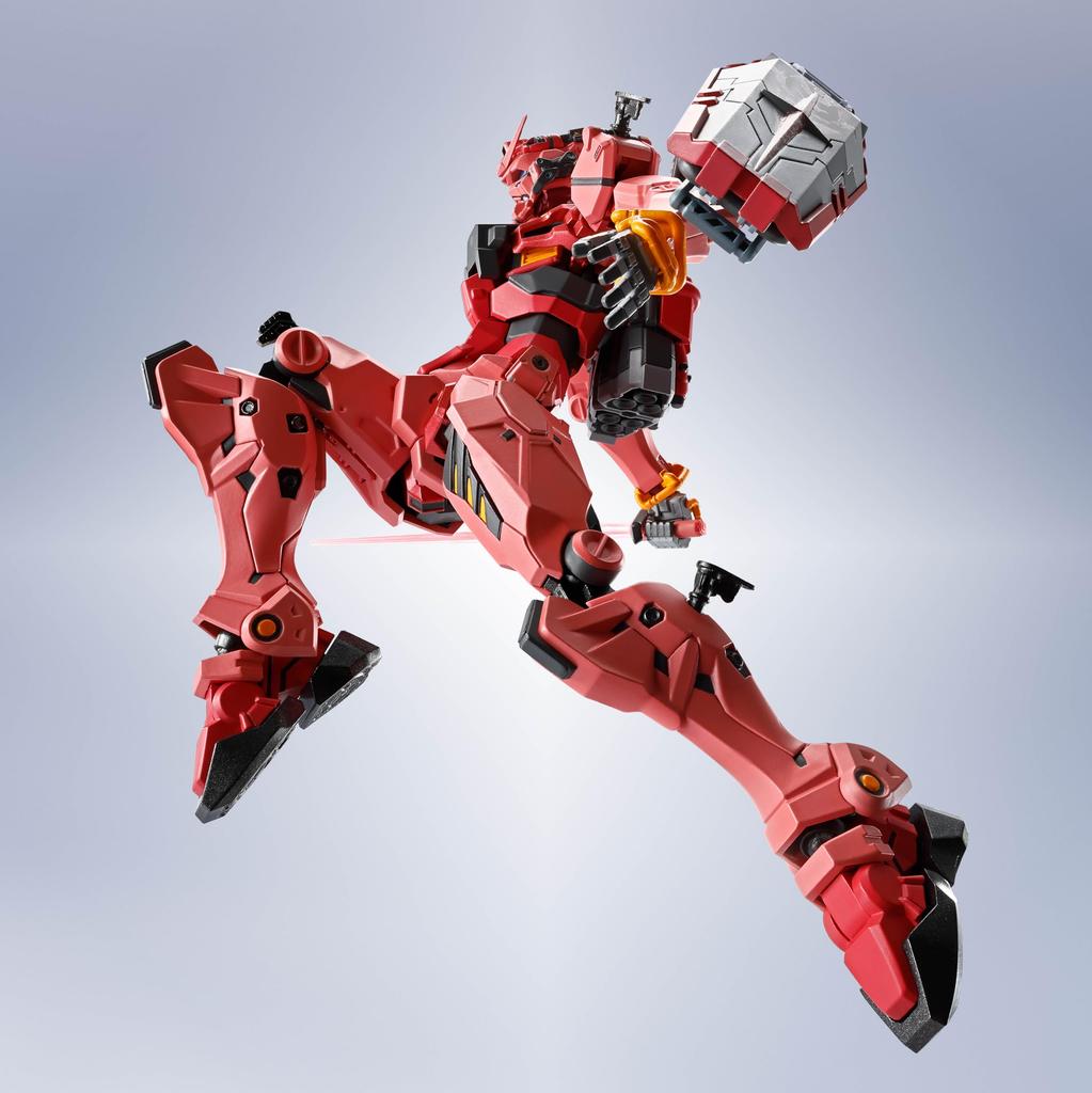TAMASHII NATIONS METAL ROBOT SPIRITS Mobile Suit Gundam GQuuuuuuX Zeke Red approximately ABS PVC painted action figure <SIDE MS> (read Axe) Gundam,